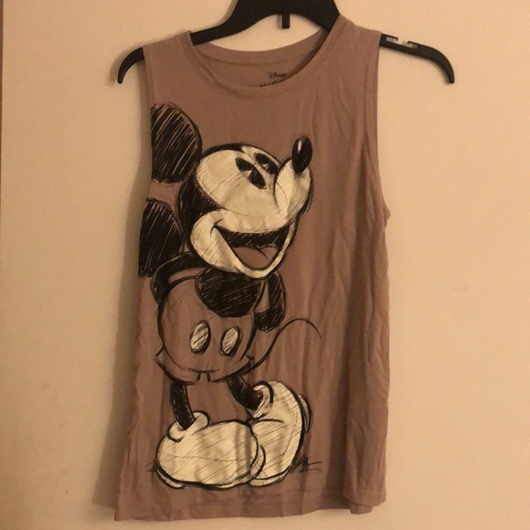 Disney Mickey Mouse lilac shirt - Picture 1 of 3